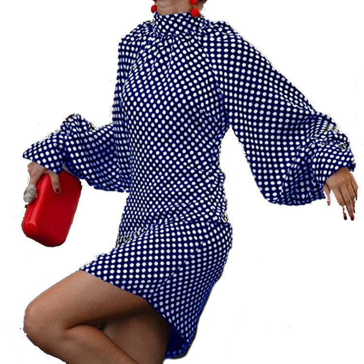 Polka-dot Print Dress