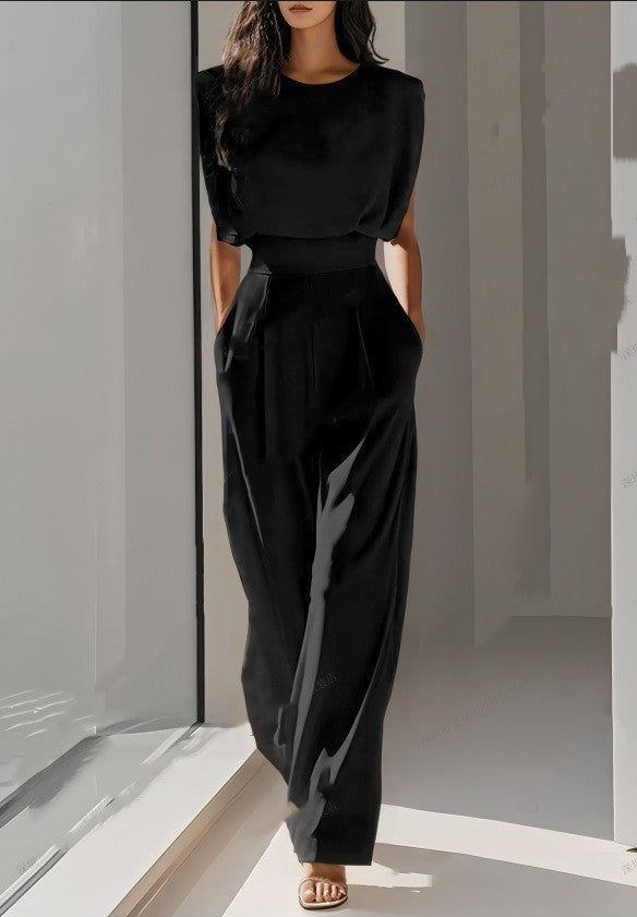 Solid Color form Fitting Jumpsuit