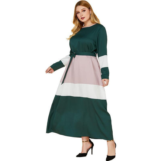 Women's Color Matching Dresses