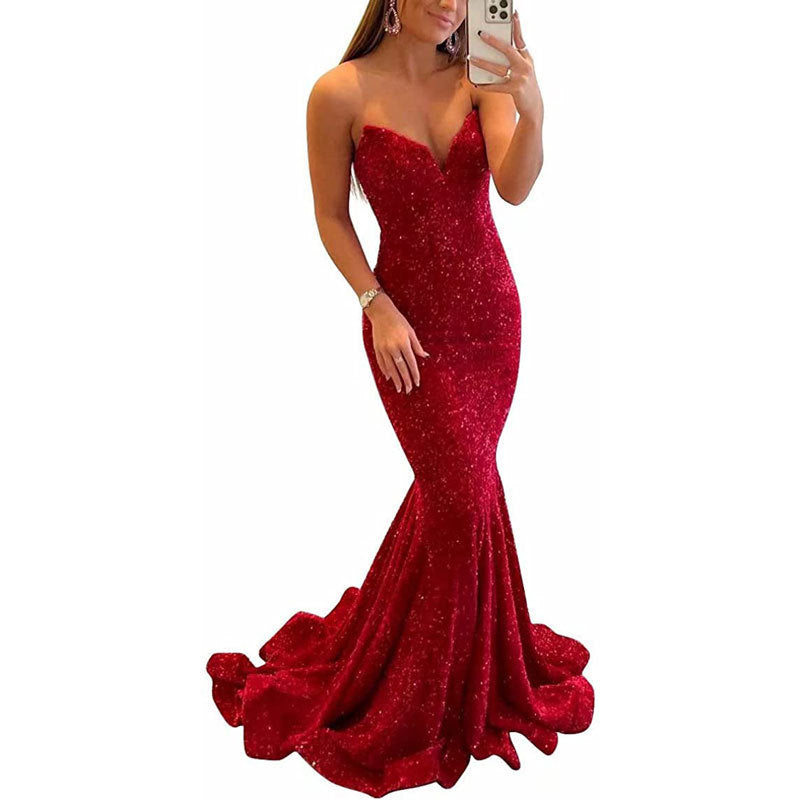 Sequin Evening Dress