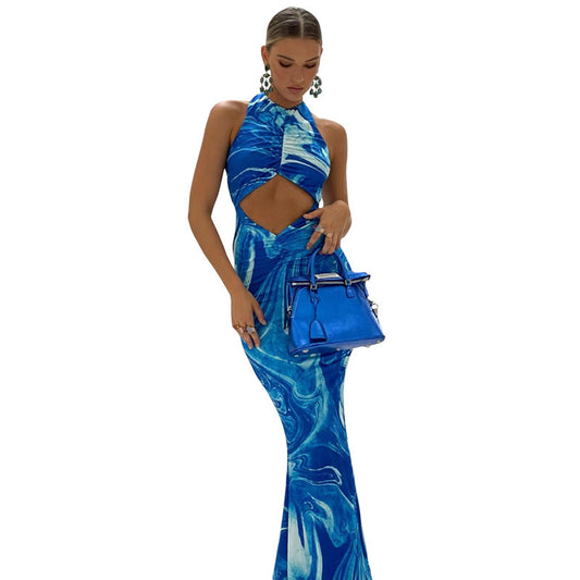 Beach Bodycon Dresses Out Off Shoulder Backless Dress