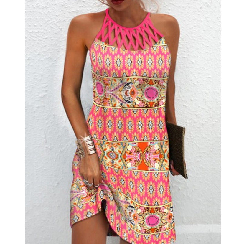 Casual Halter neck Dresses