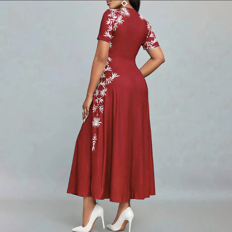 Short Sleeve Maxi Dress