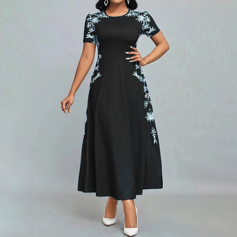 Short Sleeve Maxi Dress