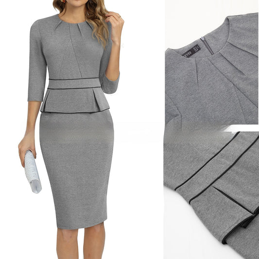 Slim Fit Slimming Dress