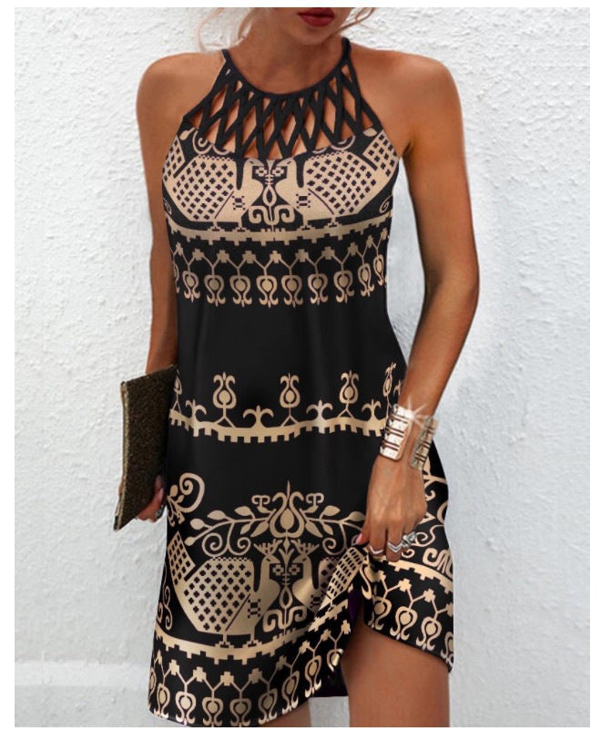 Casual Halter neck Dresses