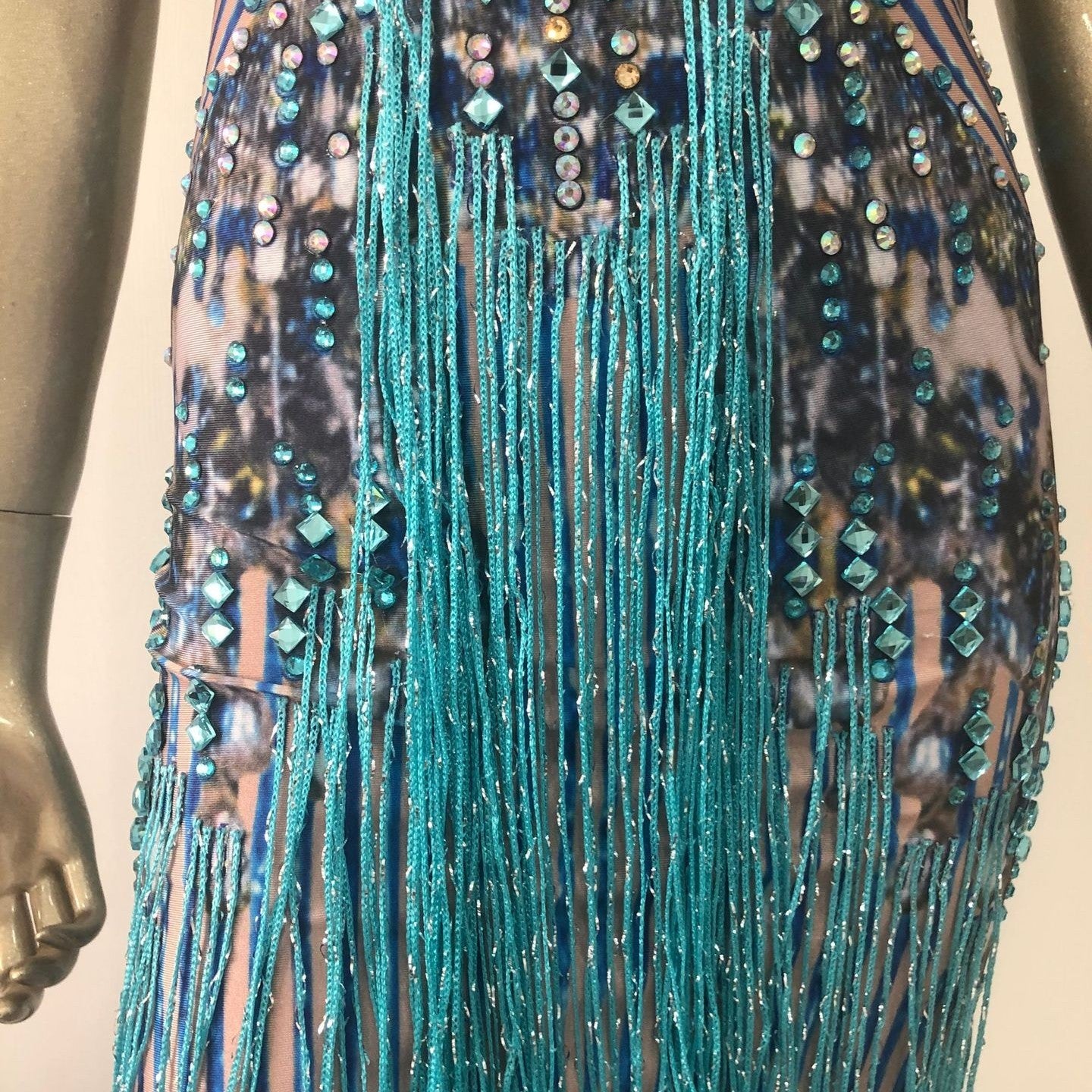 Cross-border Blue Tight-fitting Dresses