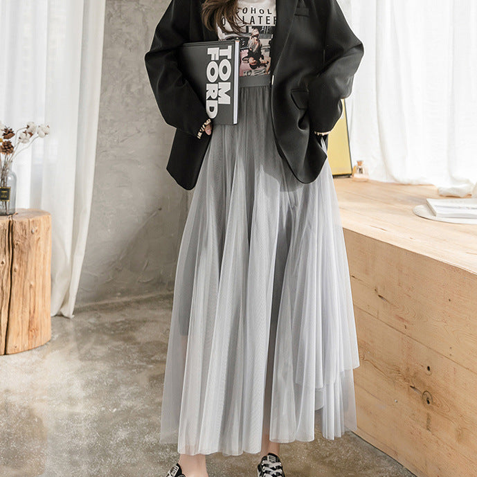 Thin Net Yarn Skirt Fairy Fan