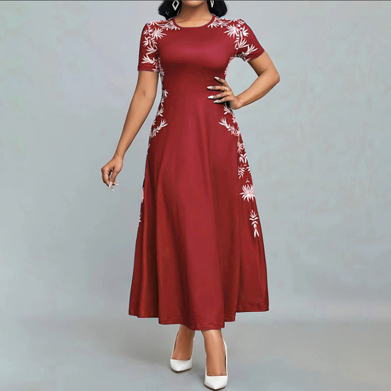 Short Sleeve Maxi Dress