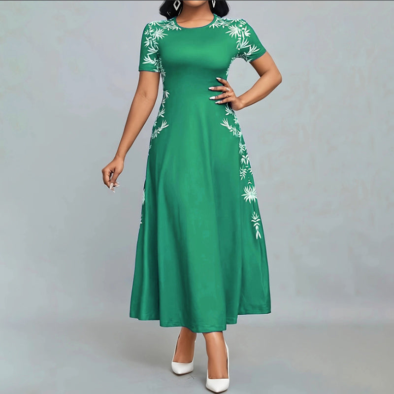 Short Sleeve Maxi Dress