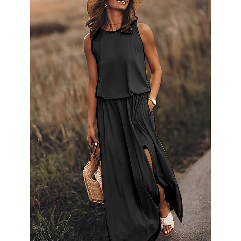 Sleeveless Crewneck Sundress