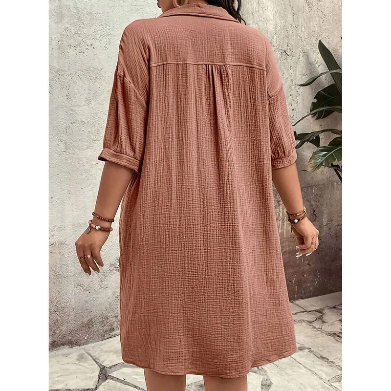 Cotton Shirt Dress