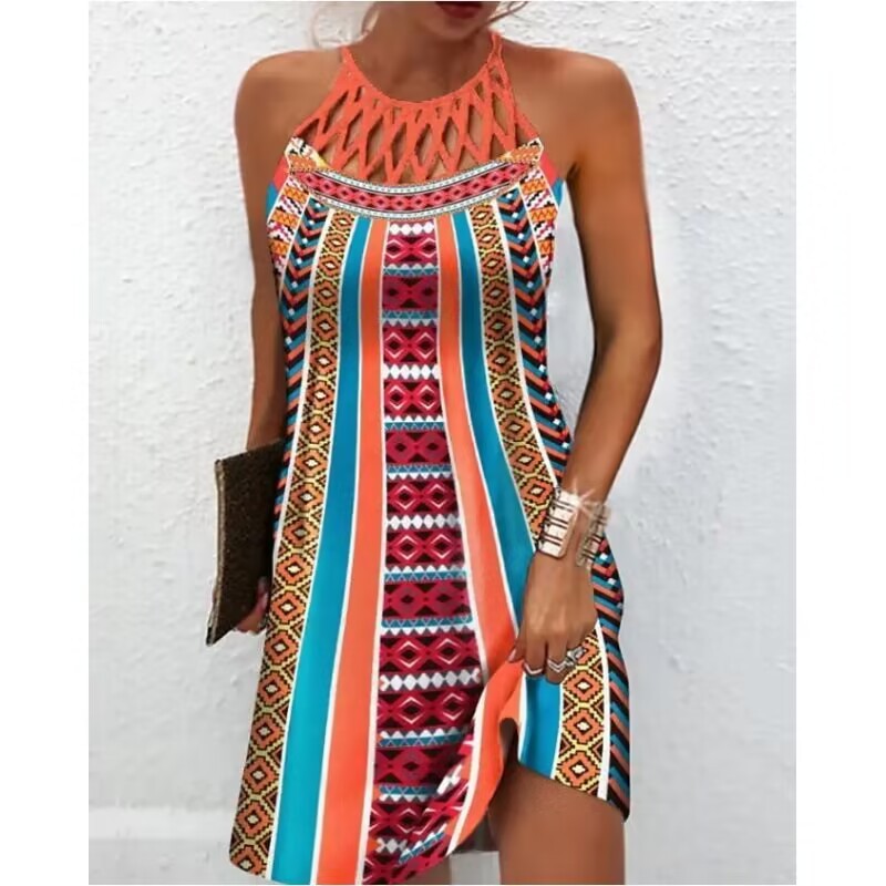 Casual Halter neck Dresses